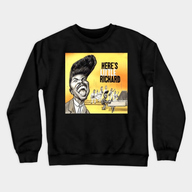 King Rock And Roll Crewneck Sweatshirt by olerajatepe